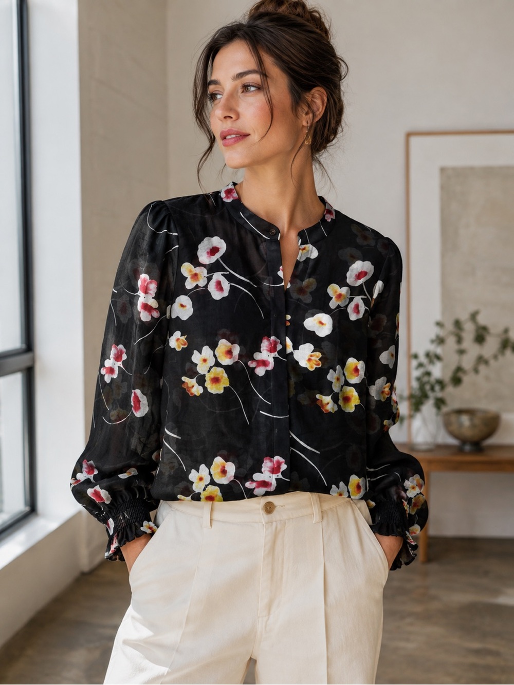 6504 Cabi Greenhouse Blouse